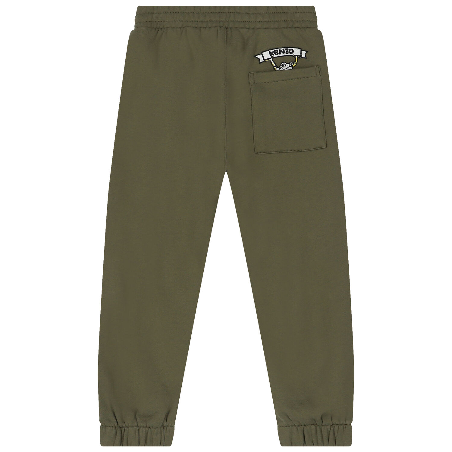 Boys Green Logo & Frog Joggers, 1, hi-res
